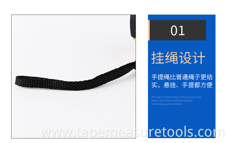 3M 5M 7.5m 10M Custom self-locking steel tape measure with logo